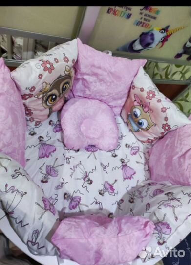 Бортики в кроватку