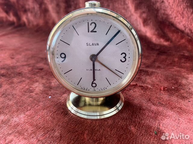Будильник слава механический СССР