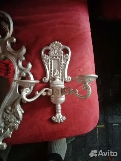 Зеркало, подсвечники