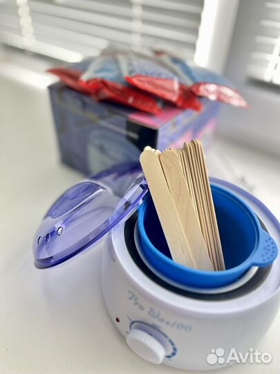 Набор для депиляции/ воскоплав+воск+шпатели