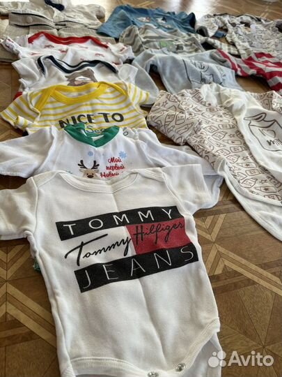 Большой пакет одежды для новорожденного