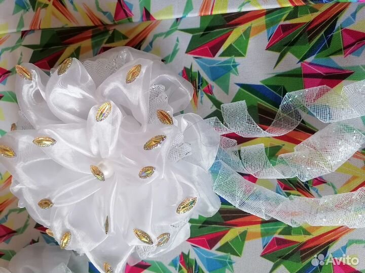 Нарядные банты, резинка для волос