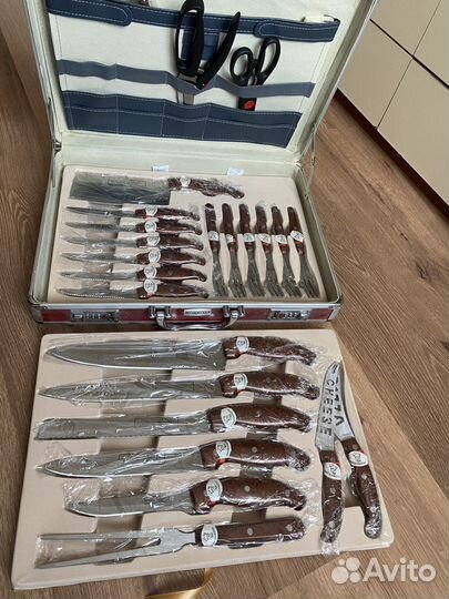 Набор столовых приборов ножей 25 предметов