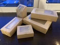 Сборные крафт коробочки (подарочные)