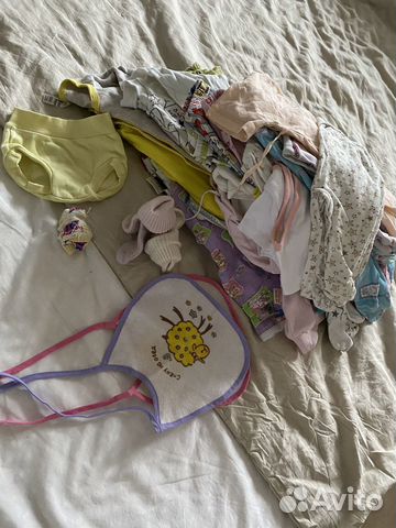 Веши пакетом для девочки 0-6 месяцев