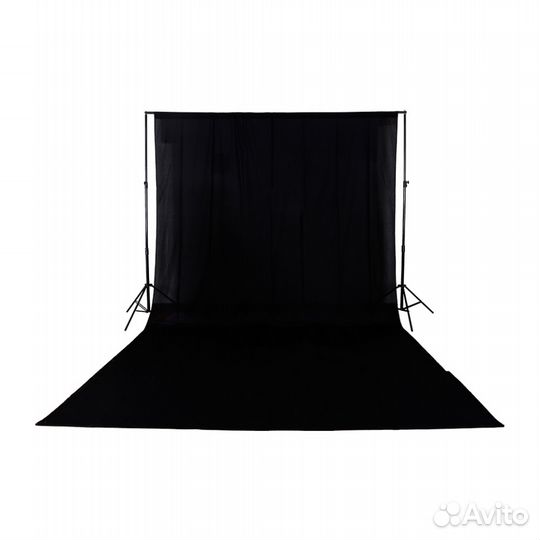 Фоны Хромакей Зел/Бел/Чёр 2x3м и 3x6м Муслин