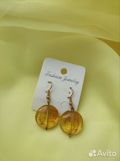 Серьги бижутерия