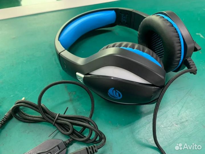 Компьютерные наушники Fachixy синие