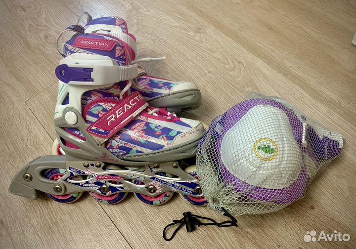 Детские ролики и защита