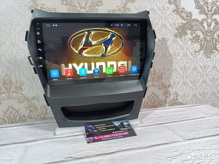 Магнитола Hyundai Santa Fe андроид новая