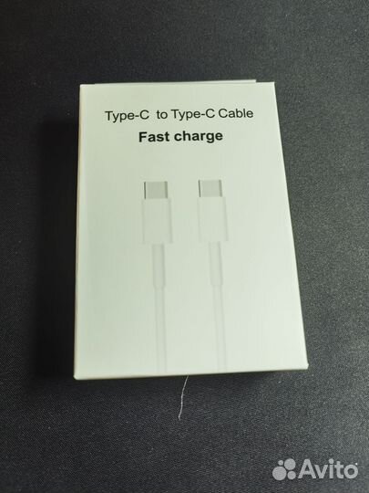 Кабель для быстрой зарядки type-c