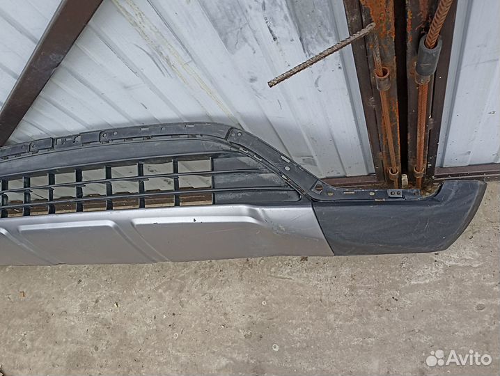 Юбка переднего бампера с накладкой Geely Atlas