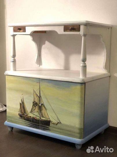 Тумбочка винтажная отреставрированная
