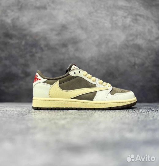 Кроссовки nike air jordan 1 low travis scott