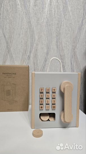 Liewood. Таксофон. Деревянная игрушка новая