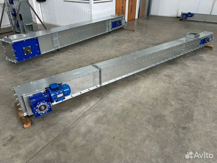 Конвейер цепной скребковый до 25 т/ч