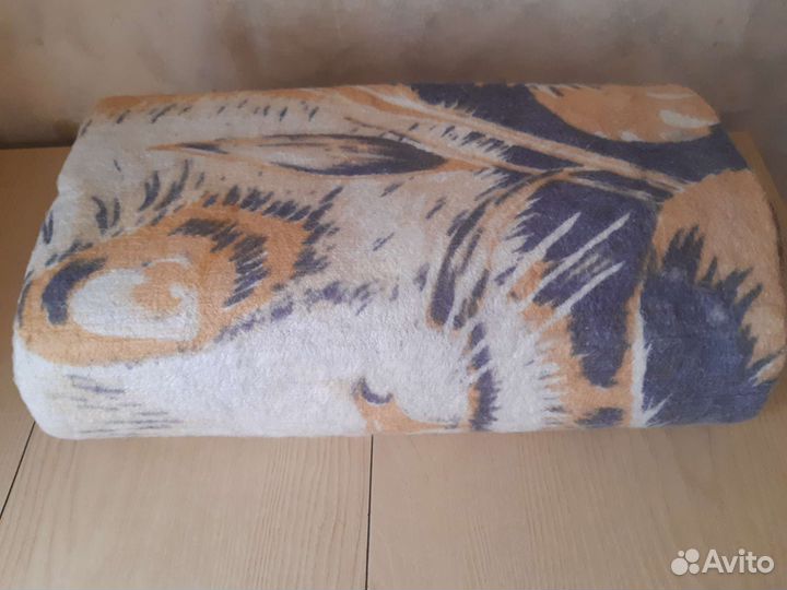 Одеяло шерстяное СССР, размер 195*180см