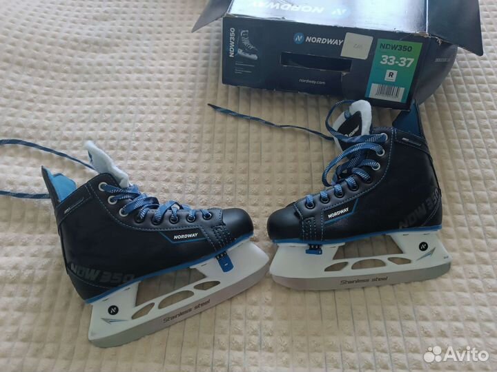 Коньки хоккейные 33-37 размер