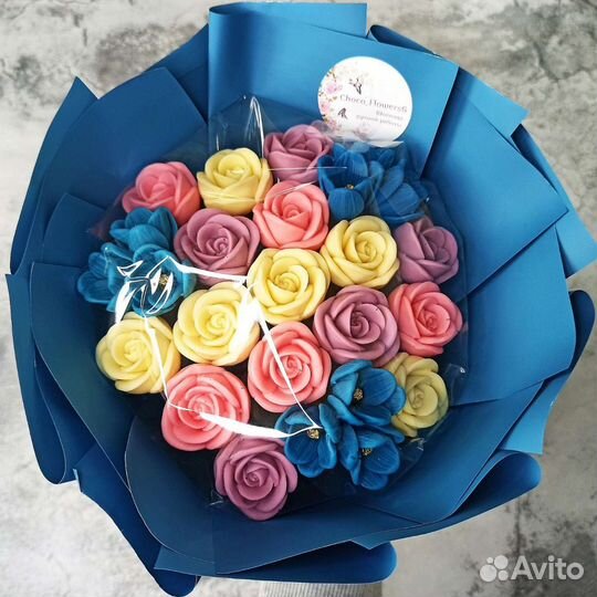 Шоколадные розы choco flowers6