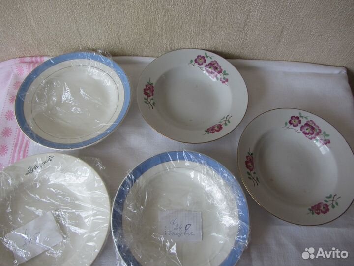 Тарелки разные пакетом19шт,за все