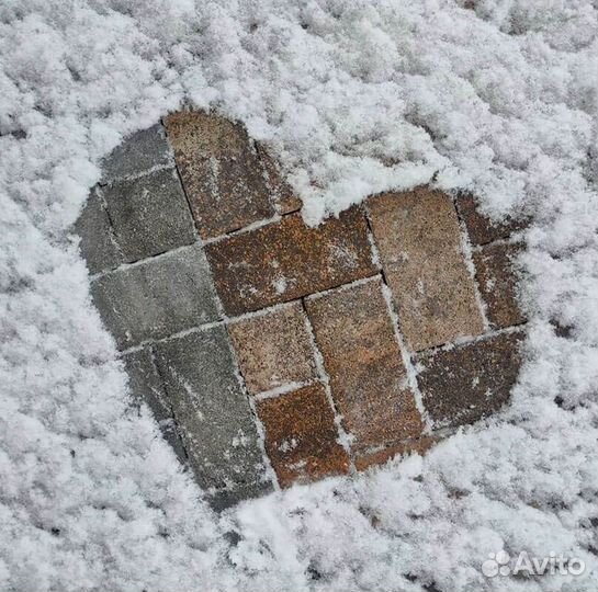 Тротуарная плитка, брусчатка Кирпич 200х100х80 мм