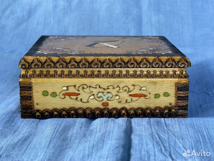 Сигаретница винтажная ручной работы