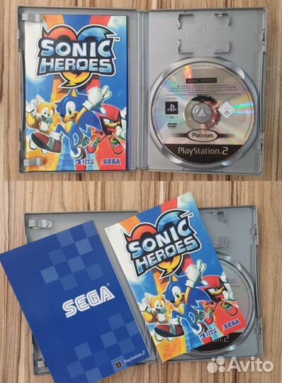 PS2 Sonic Heroes. Лицензия