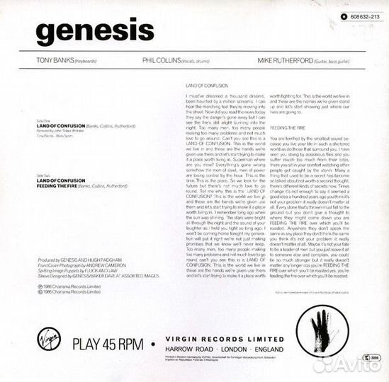 Genesis - Land Of Confusion - 1986