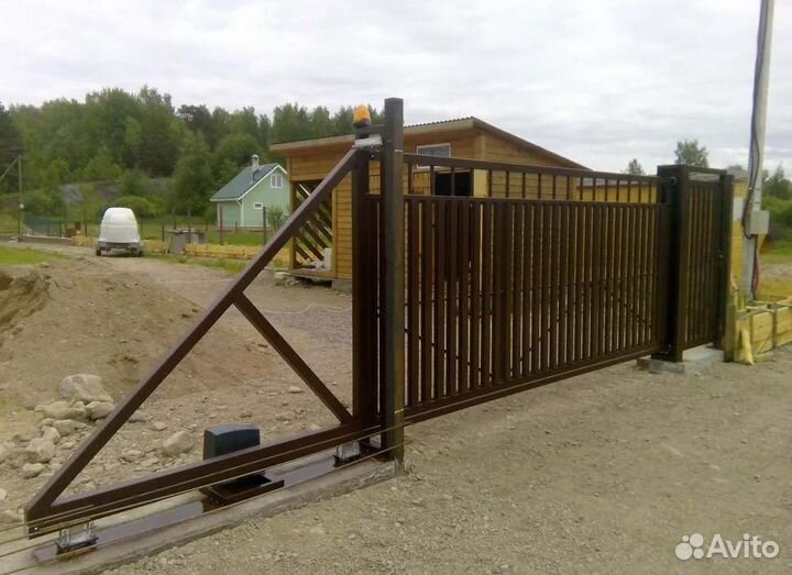 Каркас откатных ворот