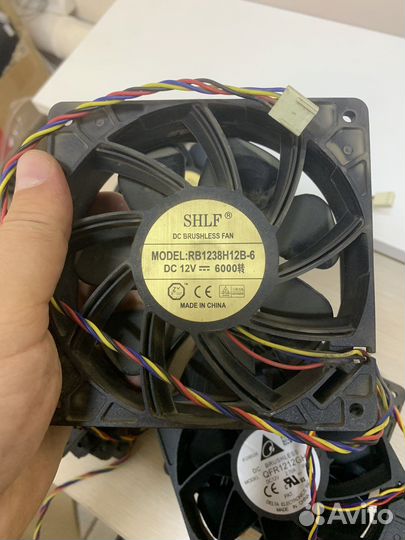 Вентилятор для asic 120 с браком и б/у