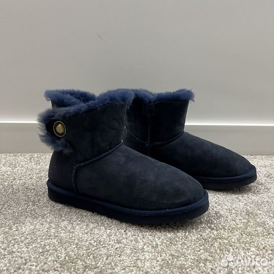 Угги женские натуральные 37 синие