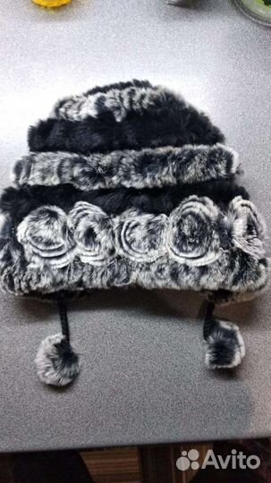 Шапка новая зимняя из кролика. Размер универсальн