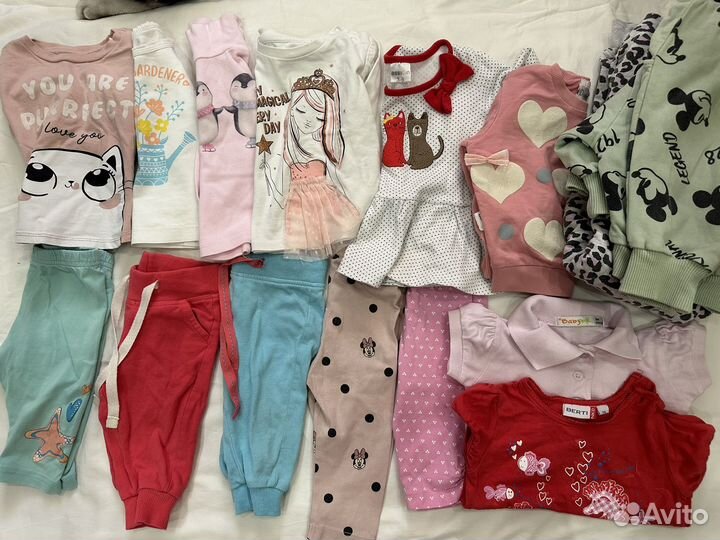 Вещи для девочки пакетом 68