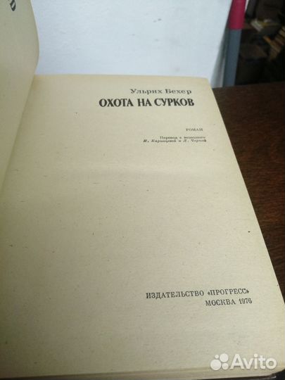 Ульрих Бехер. Охота на сурков