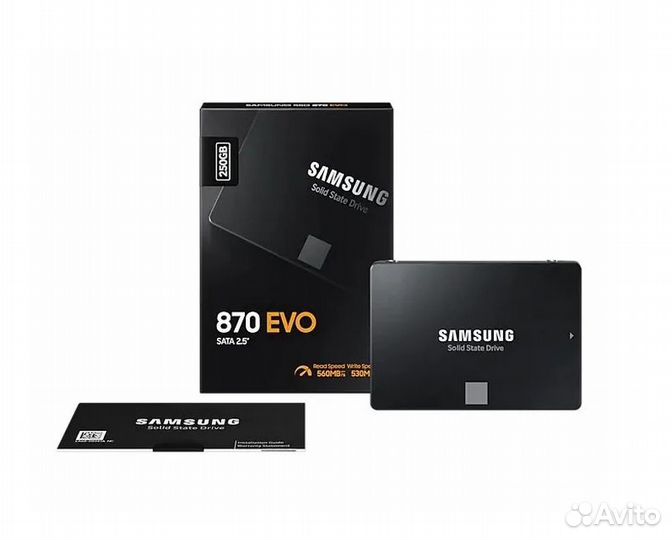 Внутренний SSD диск Samsung 870 EVO 250 гб