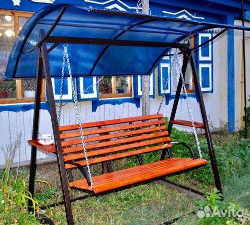 Качели садовые, изготовление