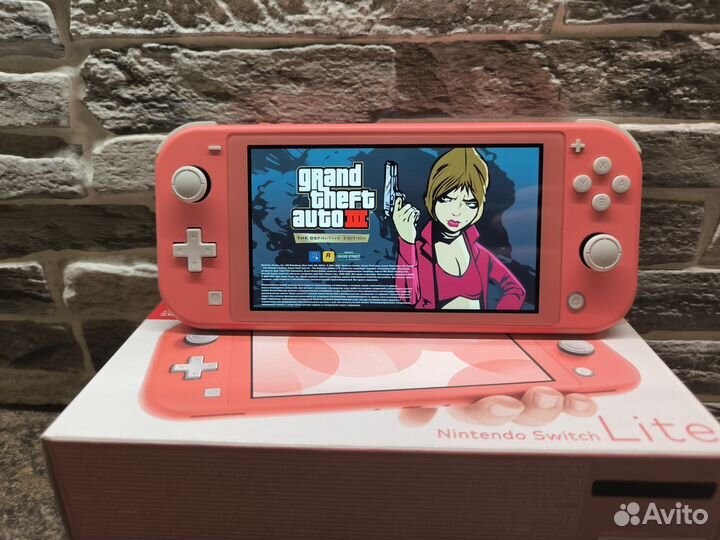 Nintendo switch lite 128gb чип новая