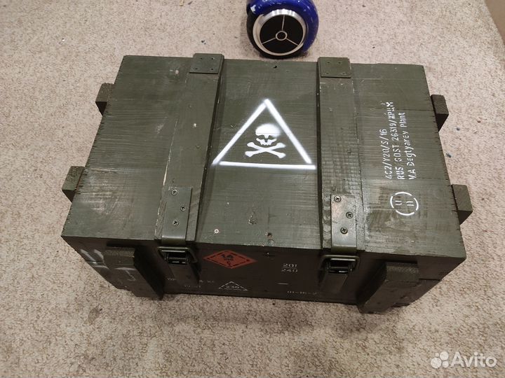 Ящик из-под боеприпасов. Подарок для мужчины