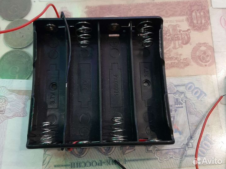 Корпус под 3 шт. аккумулятора тип 18650