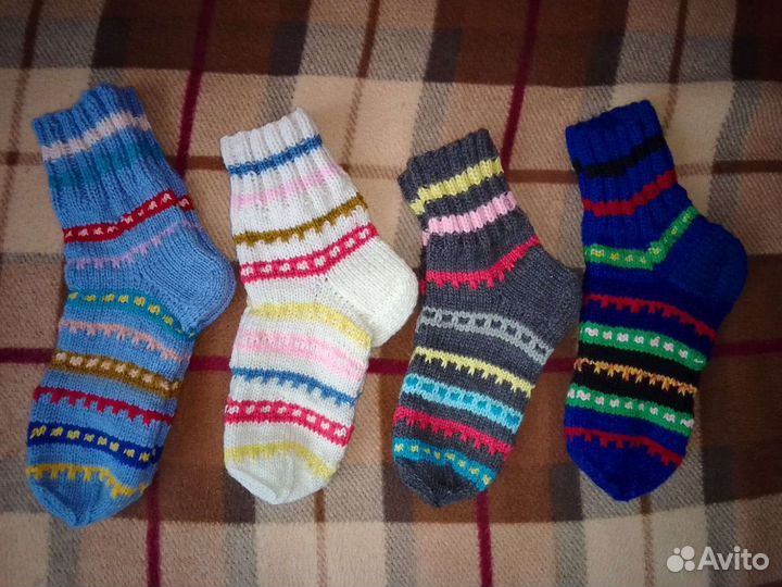 Носки вязанные ручной работы