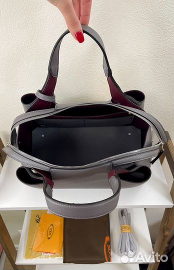 Сумка женская Tods 27см натуральная кожа