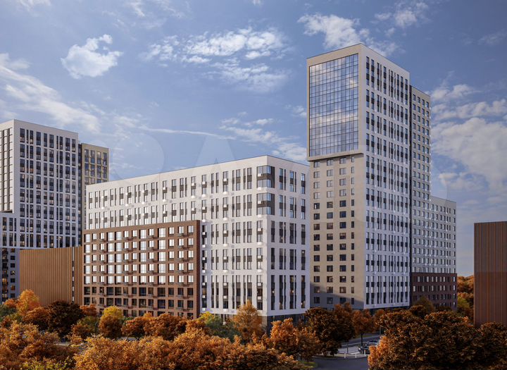 2-к. квартира, 49,4 м², 6/25 эт.