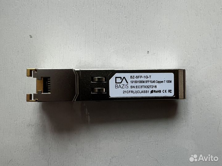 SFP модуль Bazis bz-sfp-1g-t