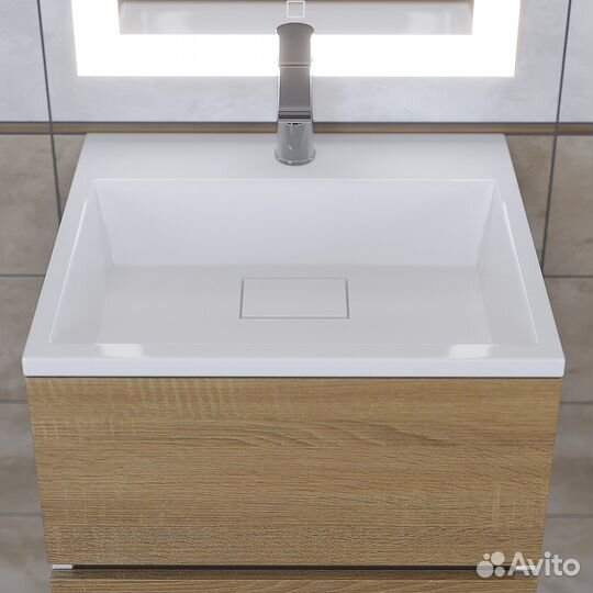 Раковина для ванной белая глянцевая