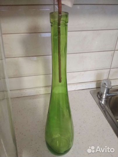 Ваза стеклянная для декора.Новые