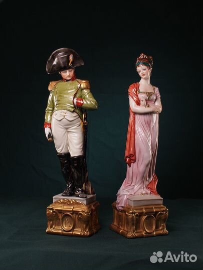 Наполеон и Жозефина. Авторские статуэтки. Италия