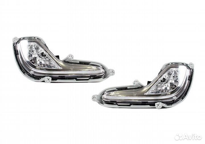 Противотуманные фары Hyundai Solaris 1
