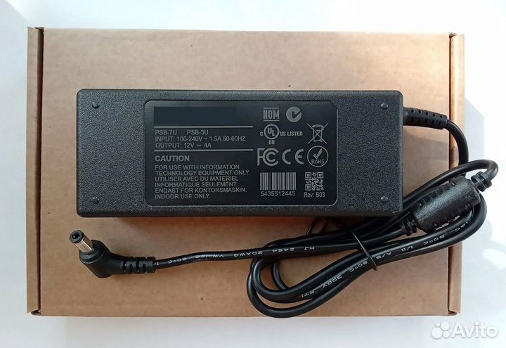 Блок питания монитора Redmi 12V 4A AD-0481200400EU