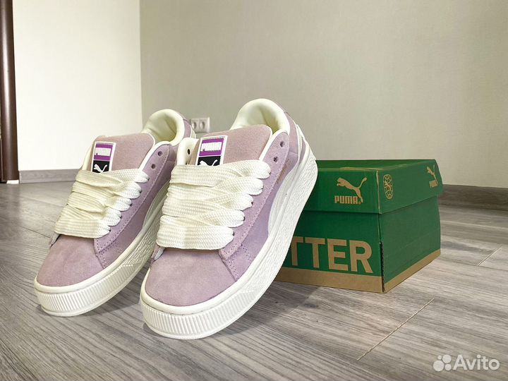 Puma Suede XL розовые