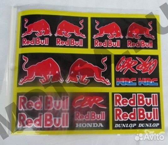 Наклейки Red Bull, CBR HRC, CBR Red Bull honda, Re